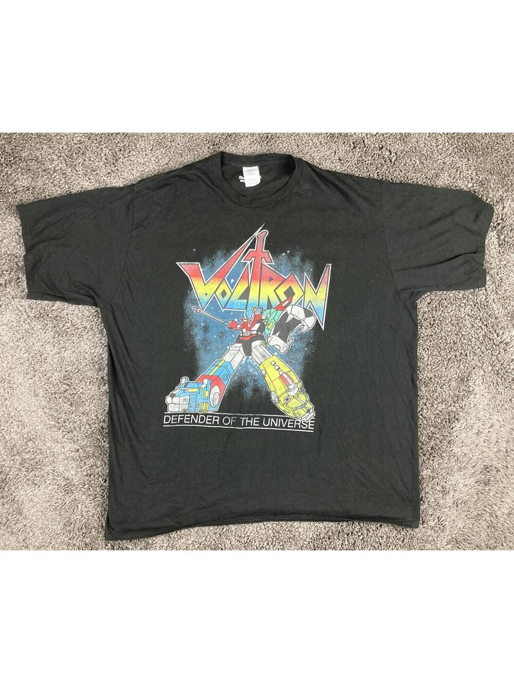 New Voltron Defender of the Universe T-Shirt Men's 3XL Black DreamWorks NWOT